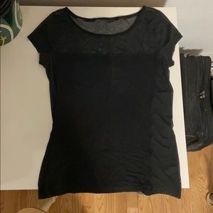 Black tee